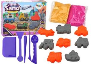 Zestaw kreatywny magiczny piasek foremki 8szt. Wydawca: Leantoys. Multiszop.pl Opakowanie Zestaw kreatywny magiczny piasek foremki 8szt