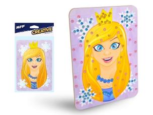Opakowanie Zestaw kreatywny mozaika perełki Księżniczka