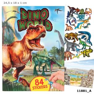 Opakowanie Zestaw kreatywny z naklejkami Dino World 11881A