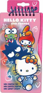 Opakowanie Zestaw kreatywny z naklejkami i szablonami Hello Kity HK50143