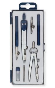 Opakowanie Zestaw kreślarski 7 elementów