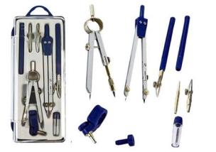 Opakowanie Zestaw kreślarski 9el