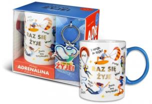 Opakowanie Zestaw kubek + brelok Adrenalina
