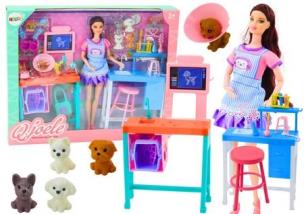 Opakowanie Zestaw Lalka Weterynarz z akcesoriami