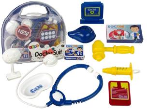 Zestaw lekarski w walizce. Wydawca: Leantoys. Multiszop.pl Opakowanie Zestaw lekarski w walizce