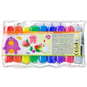 Opakowanie Zestaw lekkiej ciastoliny 9 kolorów