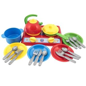 Zestaw maczyń kuchennych z kuchenką. Wydawca: Technok. Multiszop.pl Opakowanie Zestaw maczyń kuchennych z kuchenką