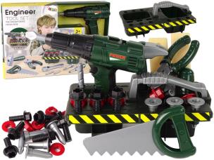 Zestaw majsterkowicza w walizce. Wydawca: Leantoys. Multiszop.pl Opakowanie Zestaw majsterkowicza w walizce