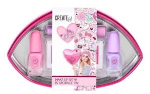 Opakowanie Zestaw Make up w puszce usta CREATE IT!
