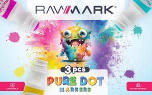 Opakowanie Zestaw markerów PureDOT 3 szt
