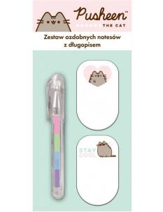 Opakowanie Zestaw mini długopis + notes Pusheen 2szt.