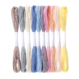 Opakowanie Zestaw mulin w pastelowych kolorach 8m 10 szt.