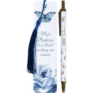 Opakowanie Zestaw na Dzień Babci zakładka i długopis