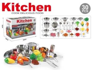 Opakowanie Zestaw naczyń metalowych 30el.