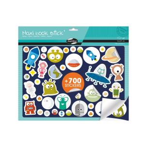 Opakowanie Zestaw naklejek Maxi Book Stick Kosmos
