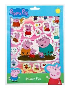 Zestaw naklejek Świnka Peppa. Wydawca: Cass Film. Multiszop.pl Opakowanie Zestaw naklejek Świnka Peppa