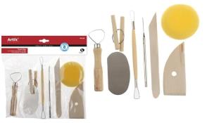 Opakowanie Zestaw narzędzi do gliny 8szt