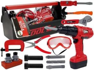 Zestaw narzędzi w skrzynce. Wydawca: Leantoys. Multiszop.pl Opakowanie Zestaw narzędzi w skrzynce