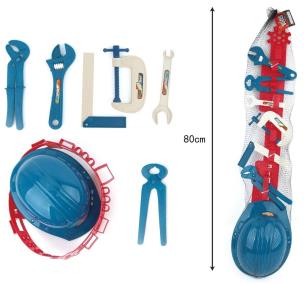 Opakowanie Zestaw narzędzi z pasem i kaskiem