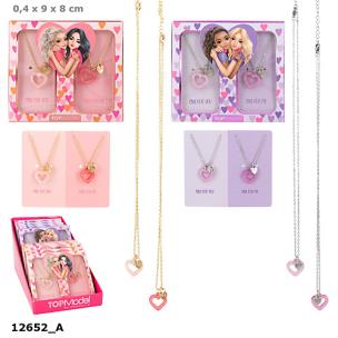 Opakowanie Zestaw Naszyjniki dla przyjaciółek BFF Top Model 1szt. mix 12652A