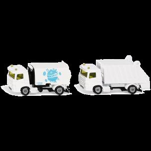 Opakowanie Zestaw oczyszczarka i śmieciarka Siku S1687