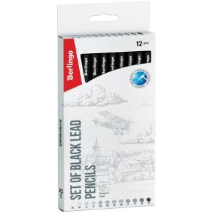 Opakowanie Zestaw ołówków różnej twardości 3H-3B 12szt