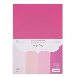 Zestaw papierów A4 20 arkuszy Pink tones 220g. Wydawca: Dalprint. Multiszop.pl Opakowanie Zestaw papierów A4 20 arkuszy Pink tones 220g