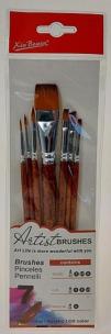 Opakowanie Zestaw pędzelków do malowania farbami