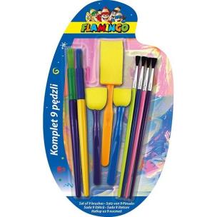 Opakowanie Zestaw pędzli 9szt