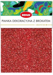 Opakowanie Zestaw pianka dekoracyjna brokat A4 5 kolorów