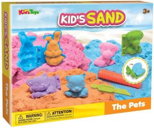 Opakowanie Zestaw piasek kinetyczny 300g z foremkami