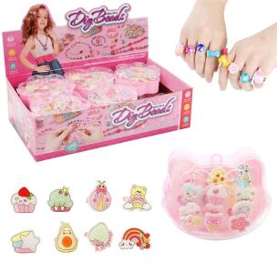 Opakowanie Zestaw piękności pierścionki 12szt