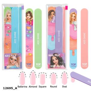 Opakowanie Zestaw pilniczek i polerka do paznokci Top Model BEAUTY&ME 12695A