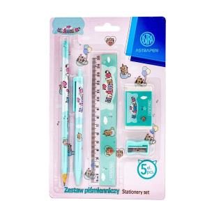 Opakowanie Zestaw piśmienniczy 5el Animals ASTRA