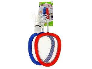 Opakowanie Zestaw rakietek do badmintona z dużą lotką