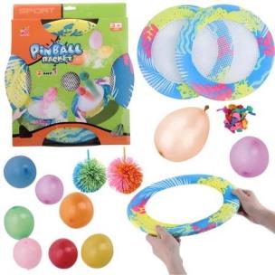 Opakowanie Zestaw rakietek z piłeczkami i balonami
