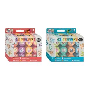 Opakowanie Zestaw stempli samotuszujących 12szt mix