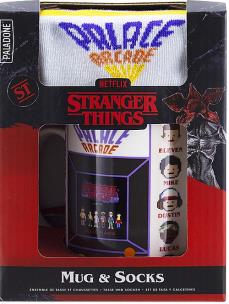 Zestaw Stranger Things kubek + skarpety. Wydawca: PALADONE. Multiszop.pl Opakowanie Zestaw Stranger Things kubek + skarpety