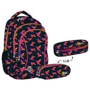 Opakowanie Zestaw Stright Plecak + saszetka Tęczowe ptaki