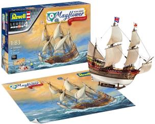 Zestaw upominkowy Mayflower - 400th Anniversary. Wydawca: Revell. Multiszop.pl Opakowanie Zestaw upominkowy Mayflower - 400th Anniversary