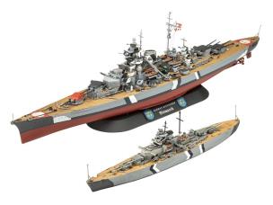 Zestaw upominkowy - The Legendary Bismarck. Wydawca: Revell. Multiszop.pl Opakowanie Zestaw upominkowy - The Legendary Bismarck