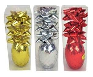 Opakowanie Zestaw wstążka + 3 rozetki połysk JYWK 556