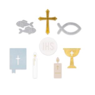Zestaw wykrojników - Motywy religijne 8szt. Wydawca: Dalprint. Multiszop.pl Opakowanie Zestaw wykrojników - Motywy religijne 8szt
