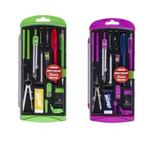 Zestaw z cyrklem 16 elementów. Wydawca: Koh-I-Noor. Multiszop.pl Opakowanie Zestaw z cyrklem 16 elementów