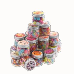 Opakowanie Zestaw z koralikami w słoiczku