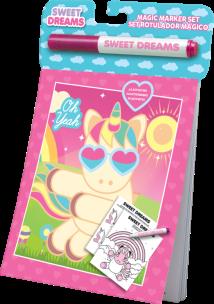 Zestaw z magicznym markerem Sweet Dreams KL10878. Wydawca: Kids Euroswan. Multiszop.pl Opakowanie Zestaw z magicznym markerem Sweet Dreams KL10878
