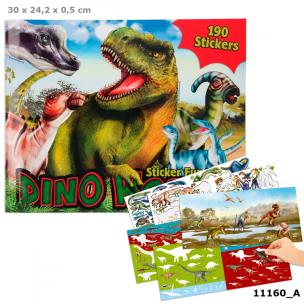 Opakowanie Zestaw z naklejkami Dino World 11160A