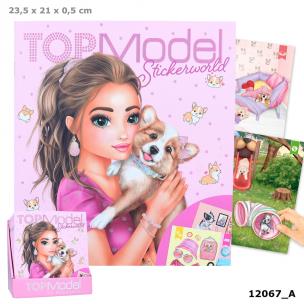 Opakowanie Zestaw z naklejkami pieski TOPModel Corgi 12067A