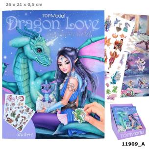 Opakowanie Zestaw z naklejkami Top Model Dragon Love 11909A