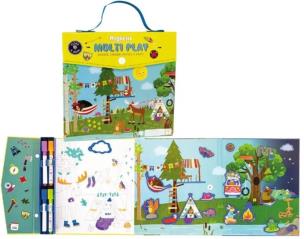 Zestaw zabaw 4w1 przygoda. Wydawca: Floss & Rock. Multiszop.pl Opakowanie Zestaw zabaw 4w1 przygoda